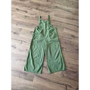 Women One Piece Sleeveless Romper Summer Casual Wide Leg Bib Overalls Long Pant